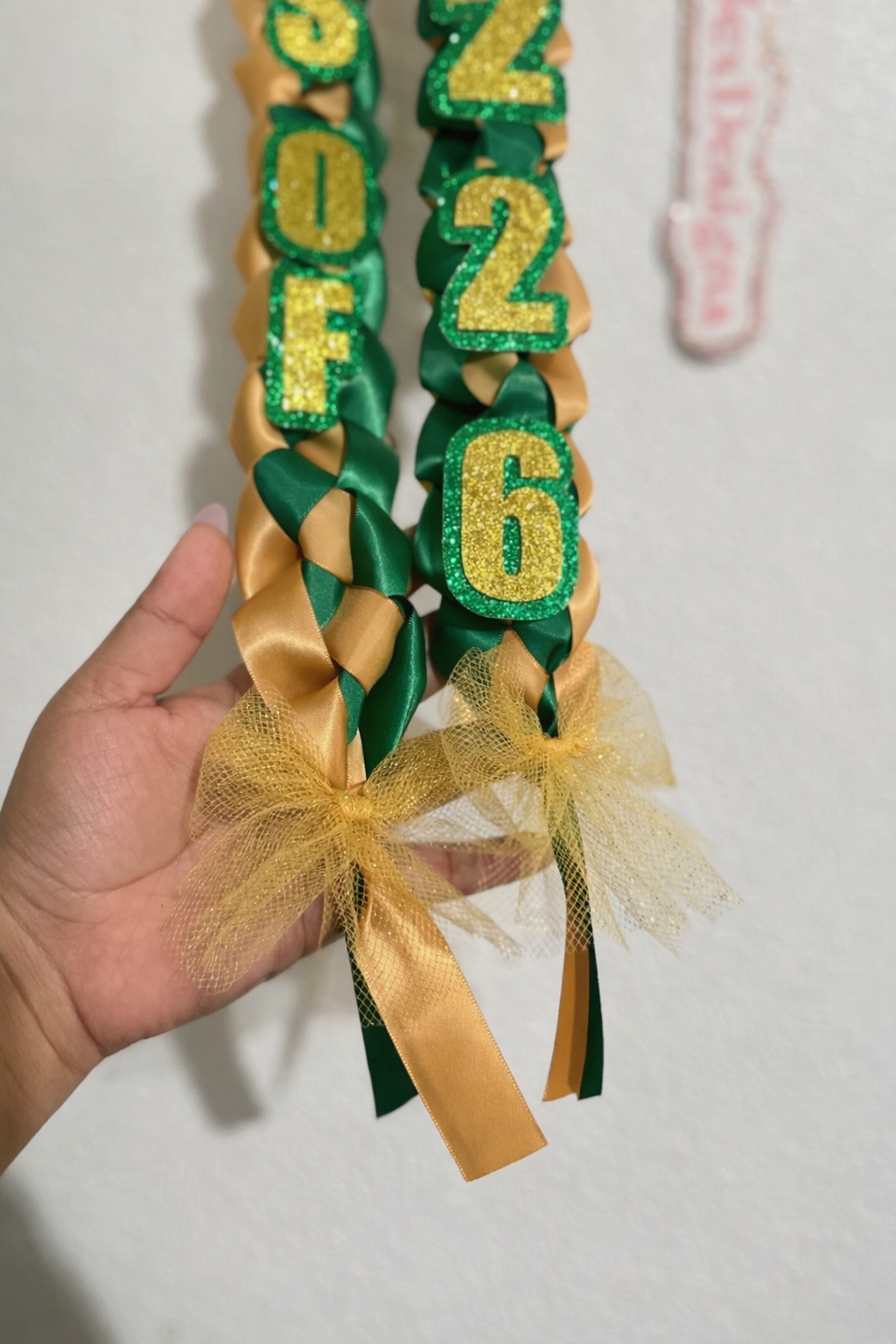 Cal Poly Green and Gold Graduation Lei 2026