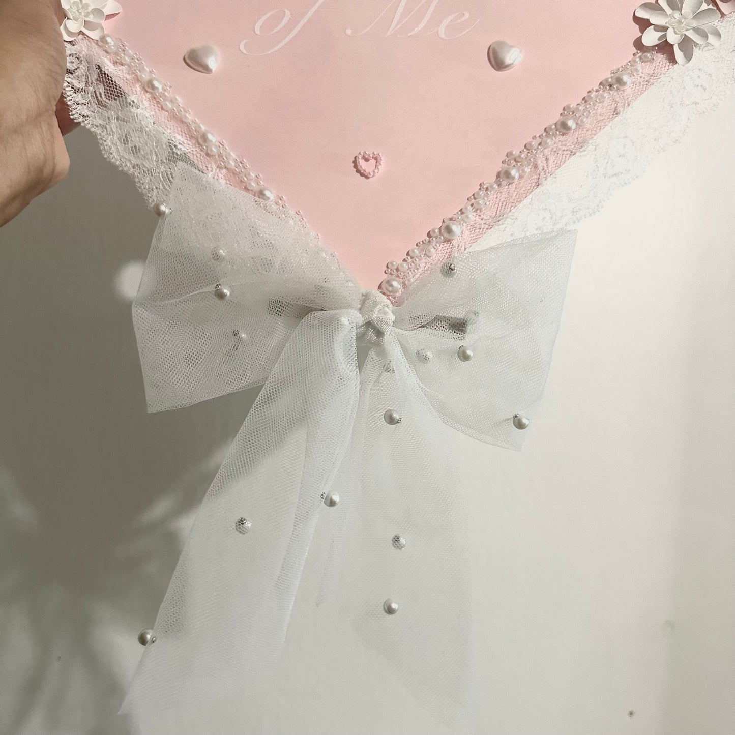 Pink Coquette Graduation Cap