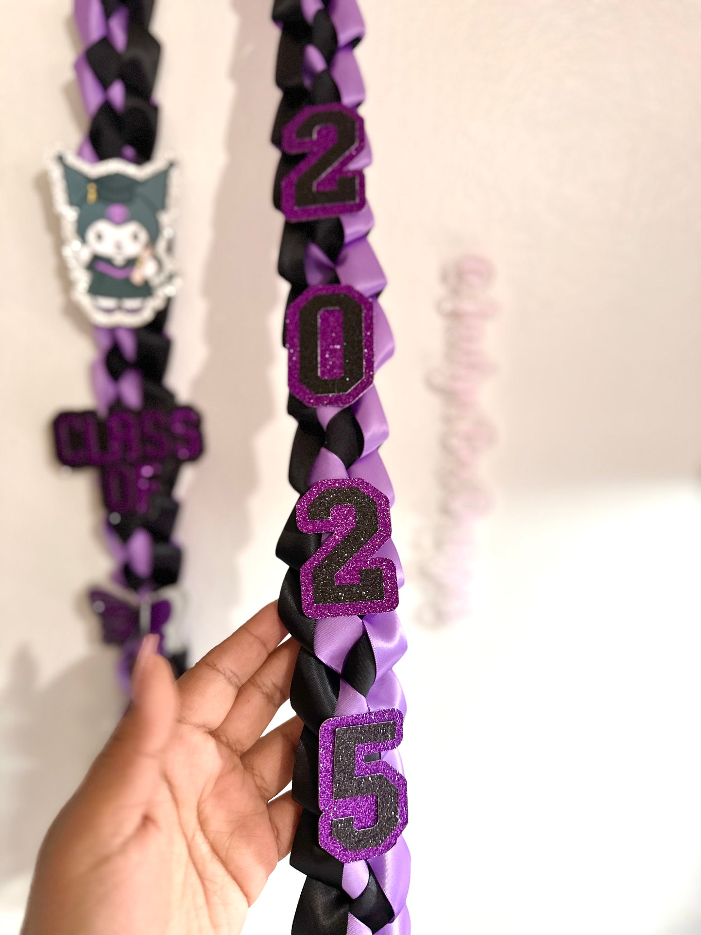 Kurami Class of 2025 Purple Graduation Lei