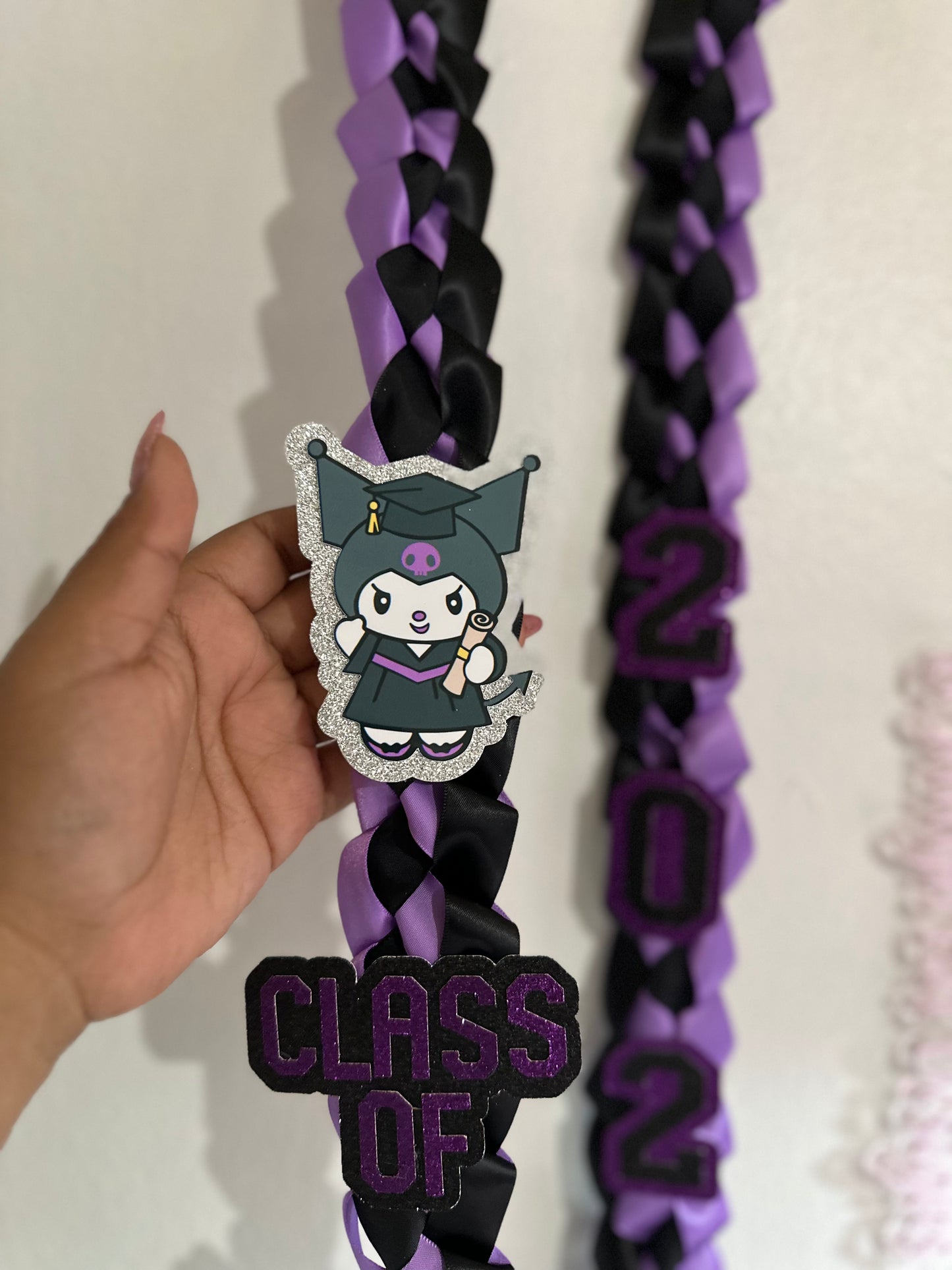 Kurami Class of 2025 Purple Graduation Lei