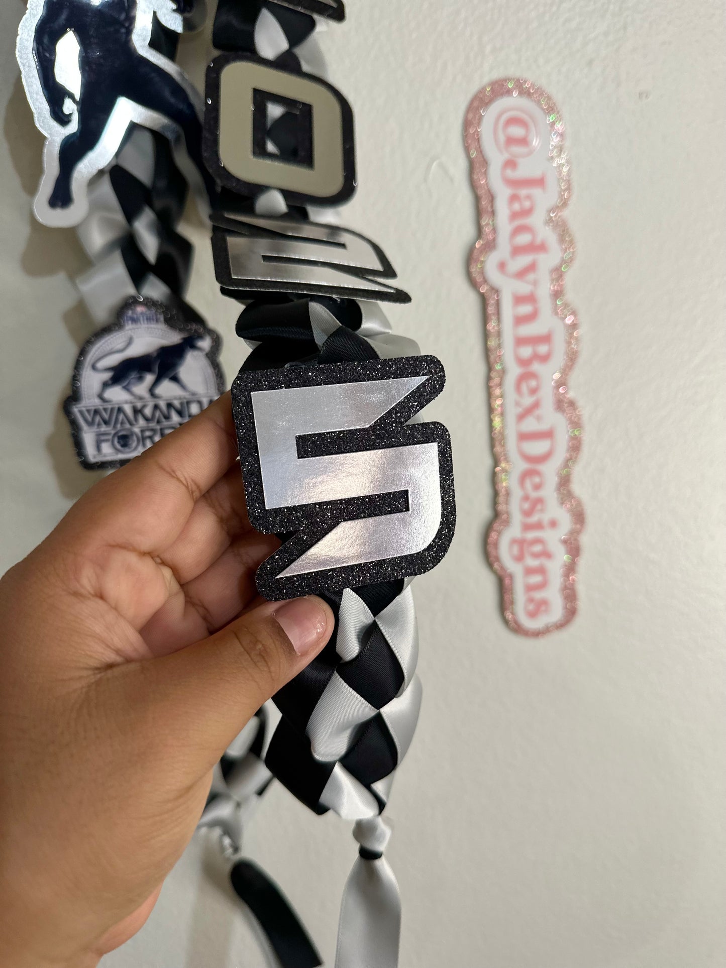 Black Panther/ Marvel 2025 Graduation Lei
