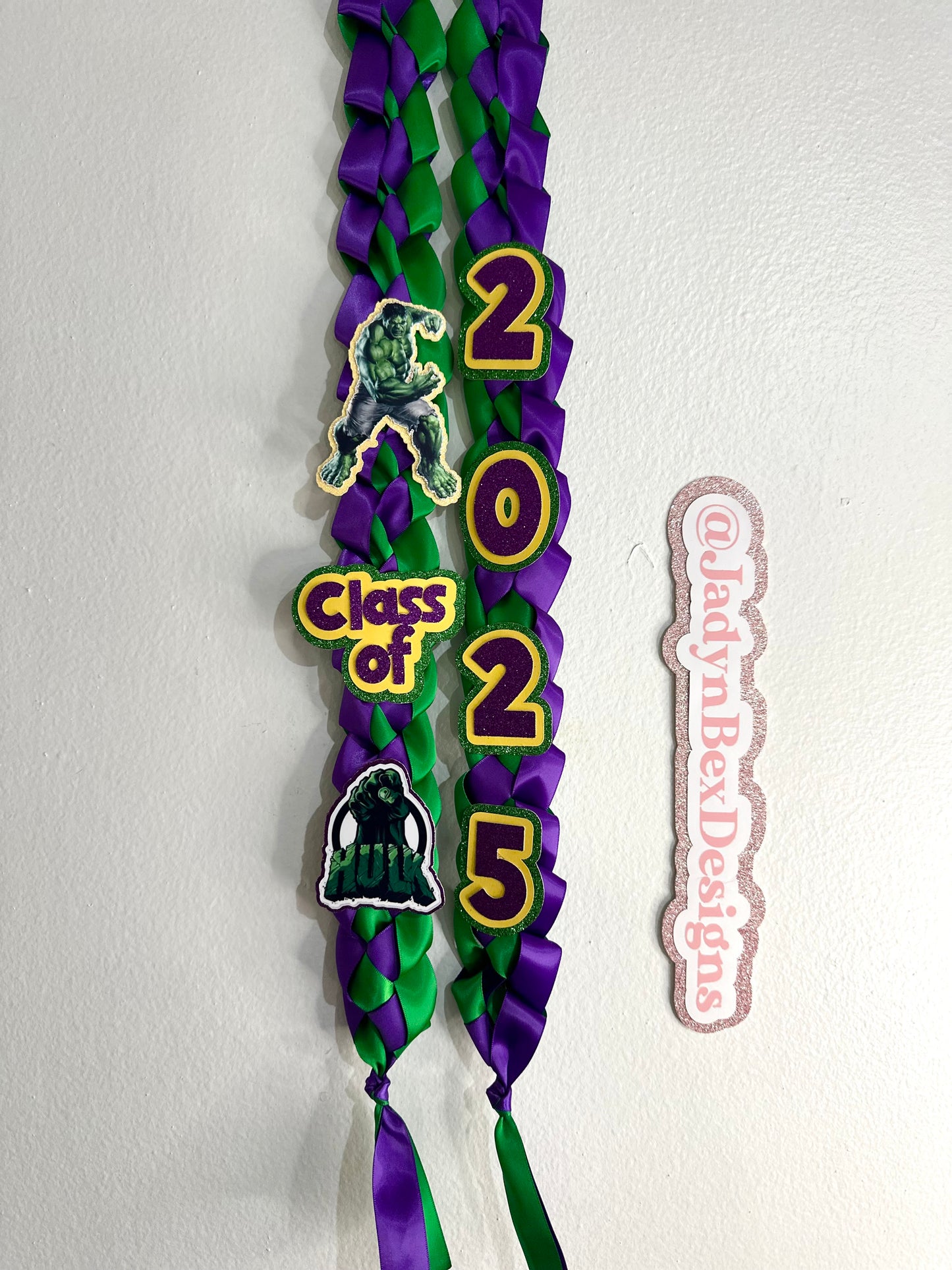 The Hulk/Marvel 2025 Graduation Lei