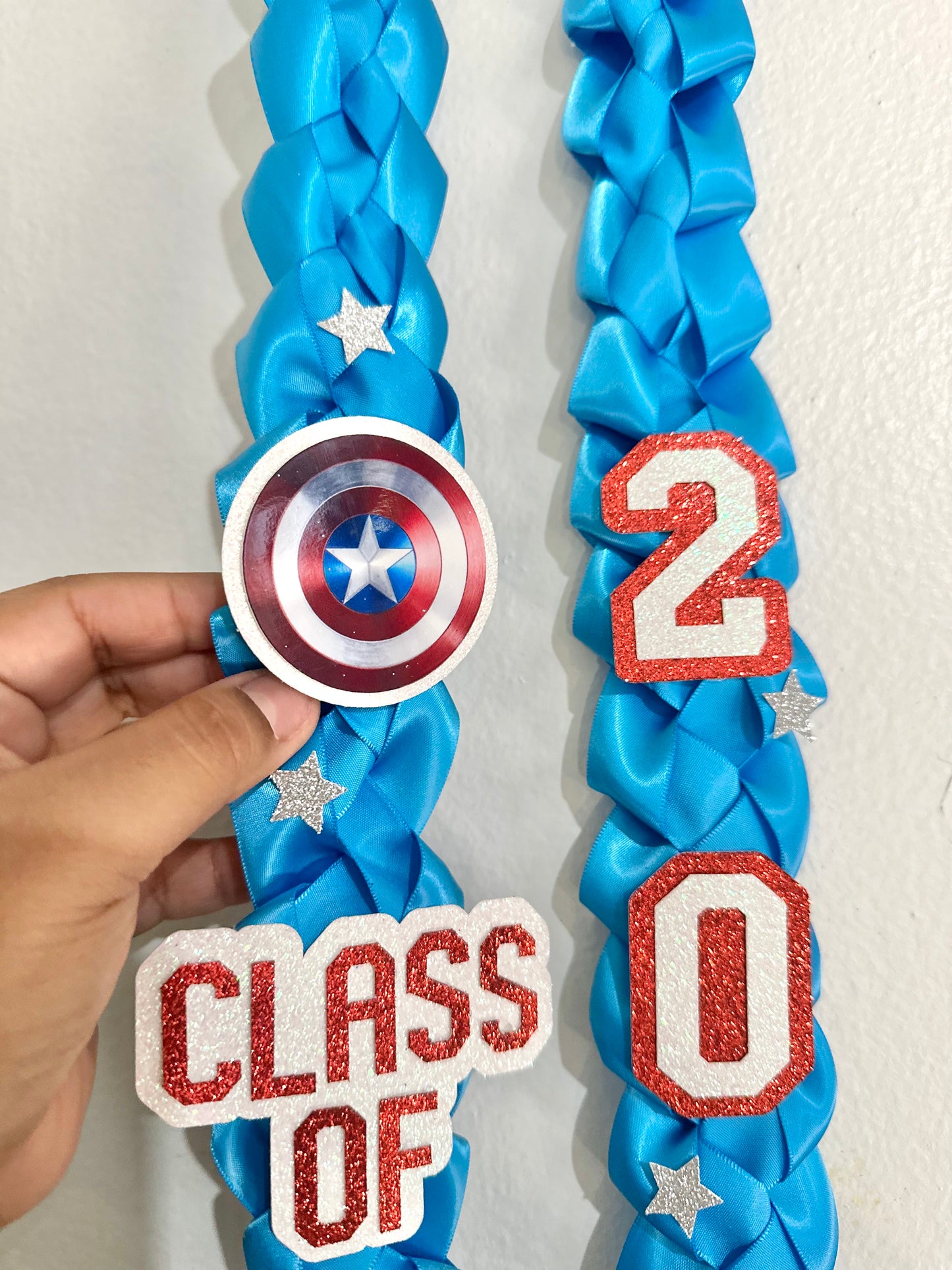 Captain America 2025 Graduation Lei