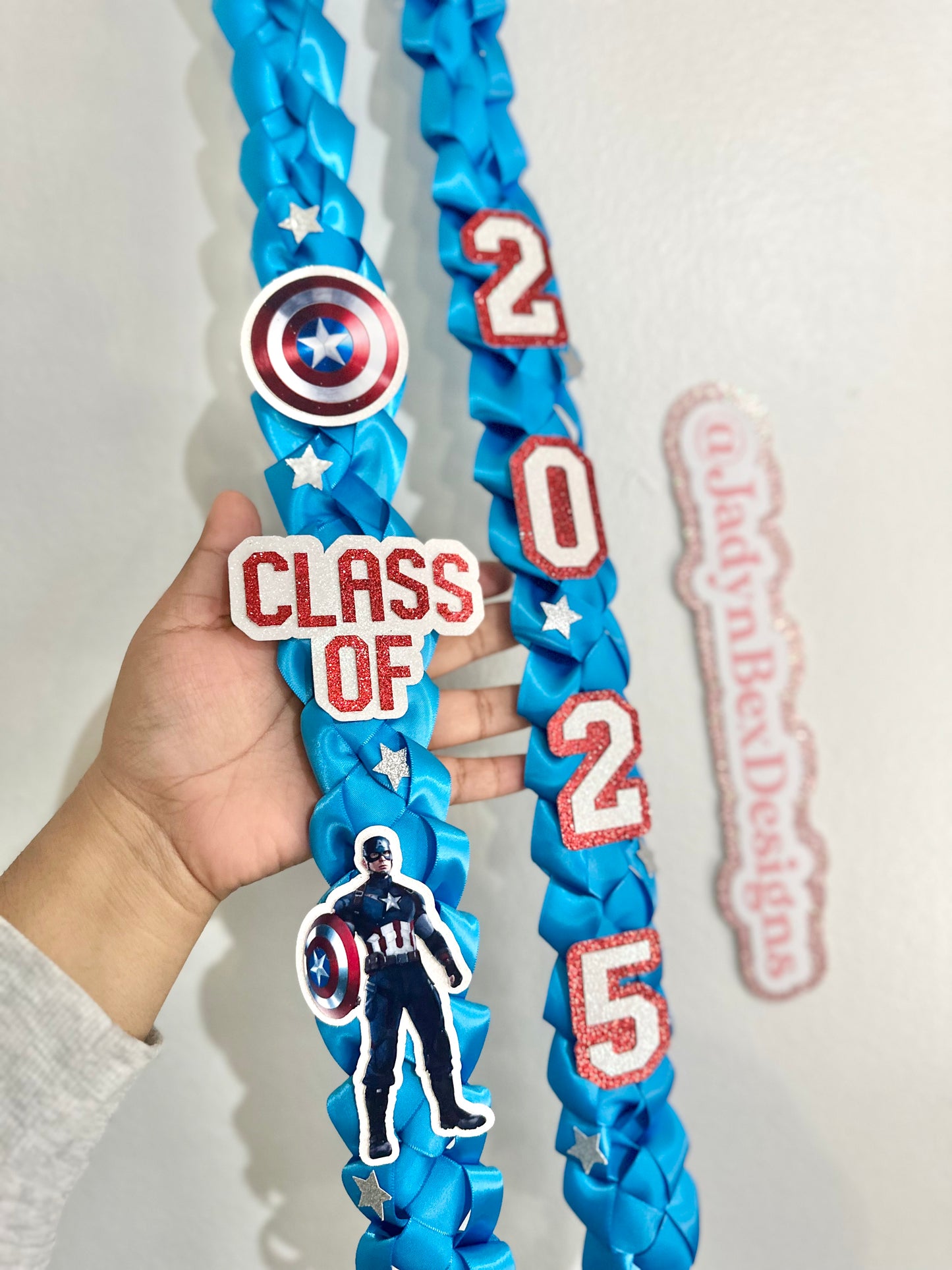 Captain America 2025 Graduation Lei