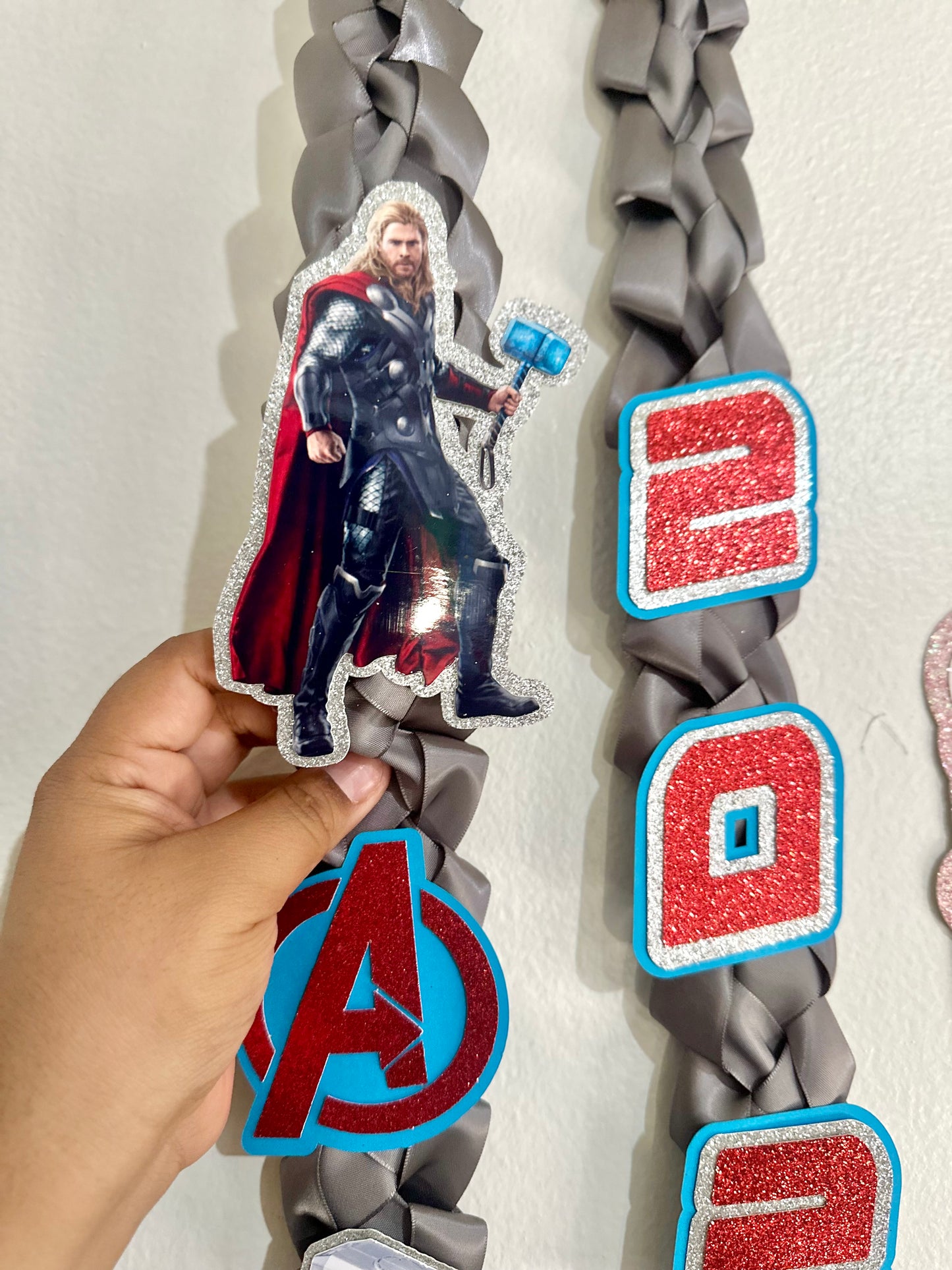 Thor Marvel 2025 Graduation Lei
