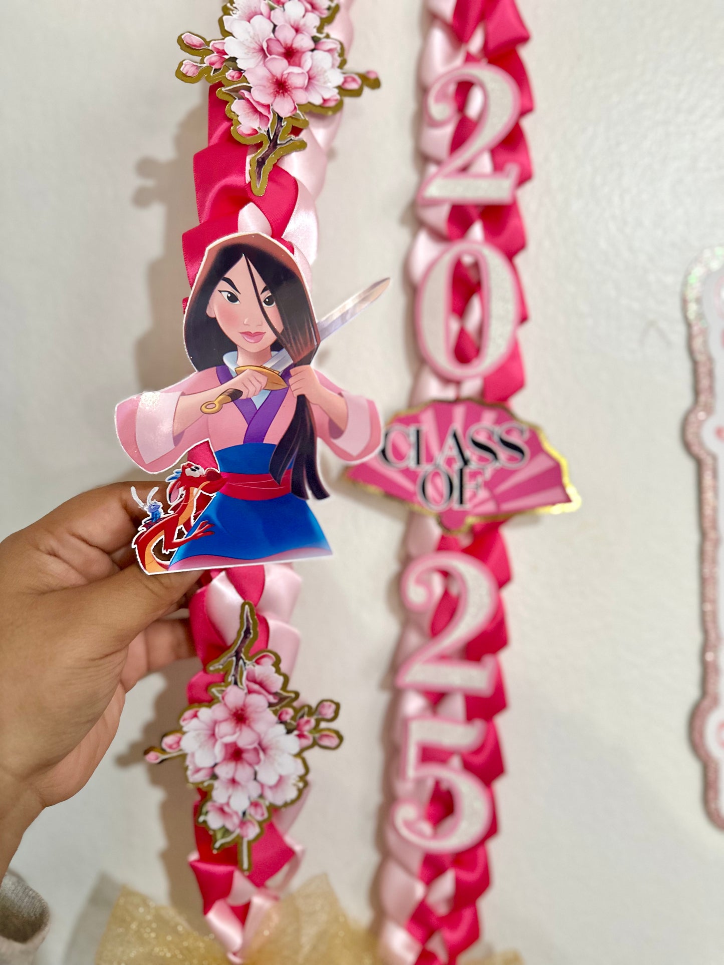 Mulan Princess 2025 Graduation Lei