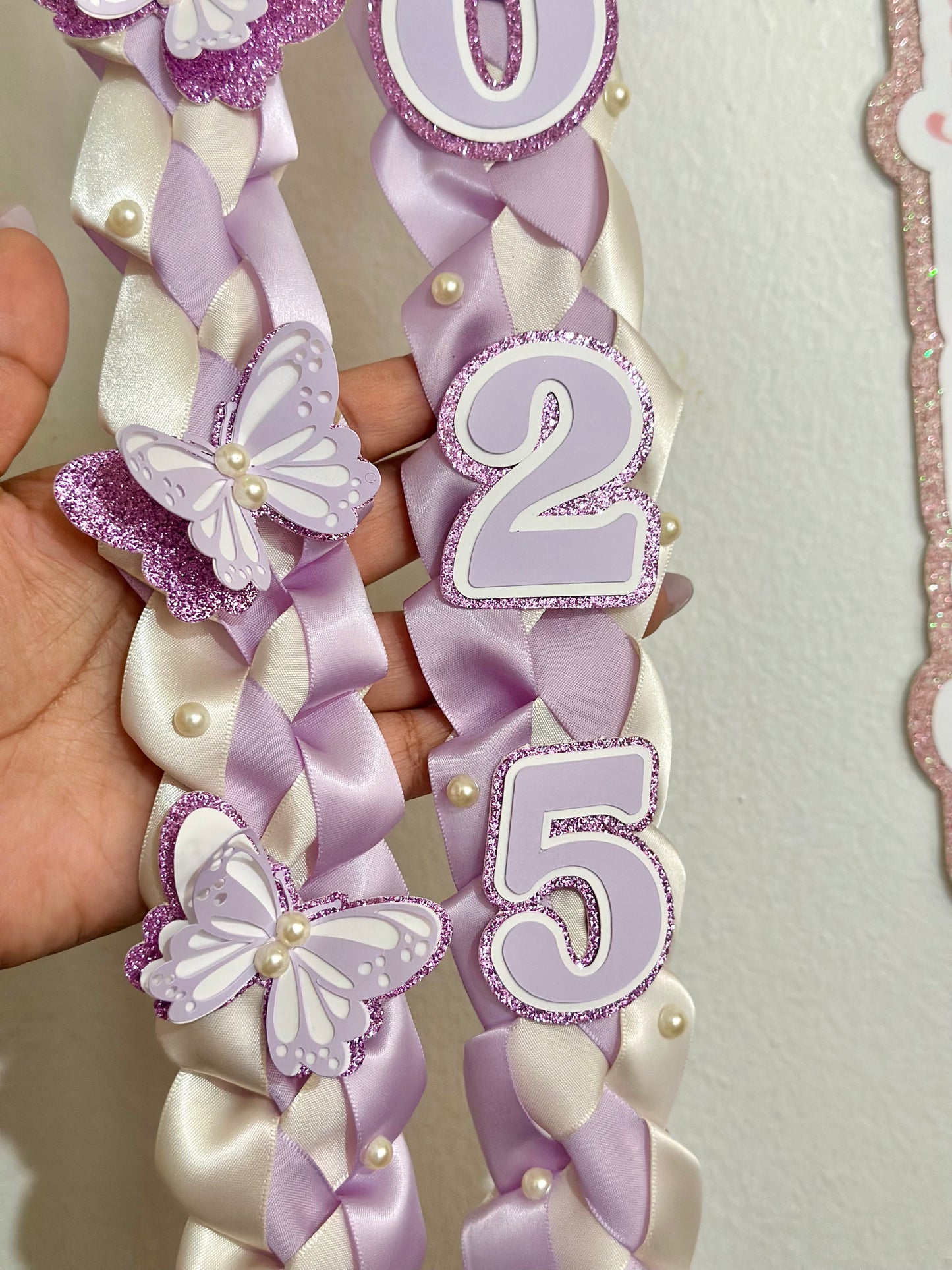 Liliac 2025 Coquette Graduation Lei