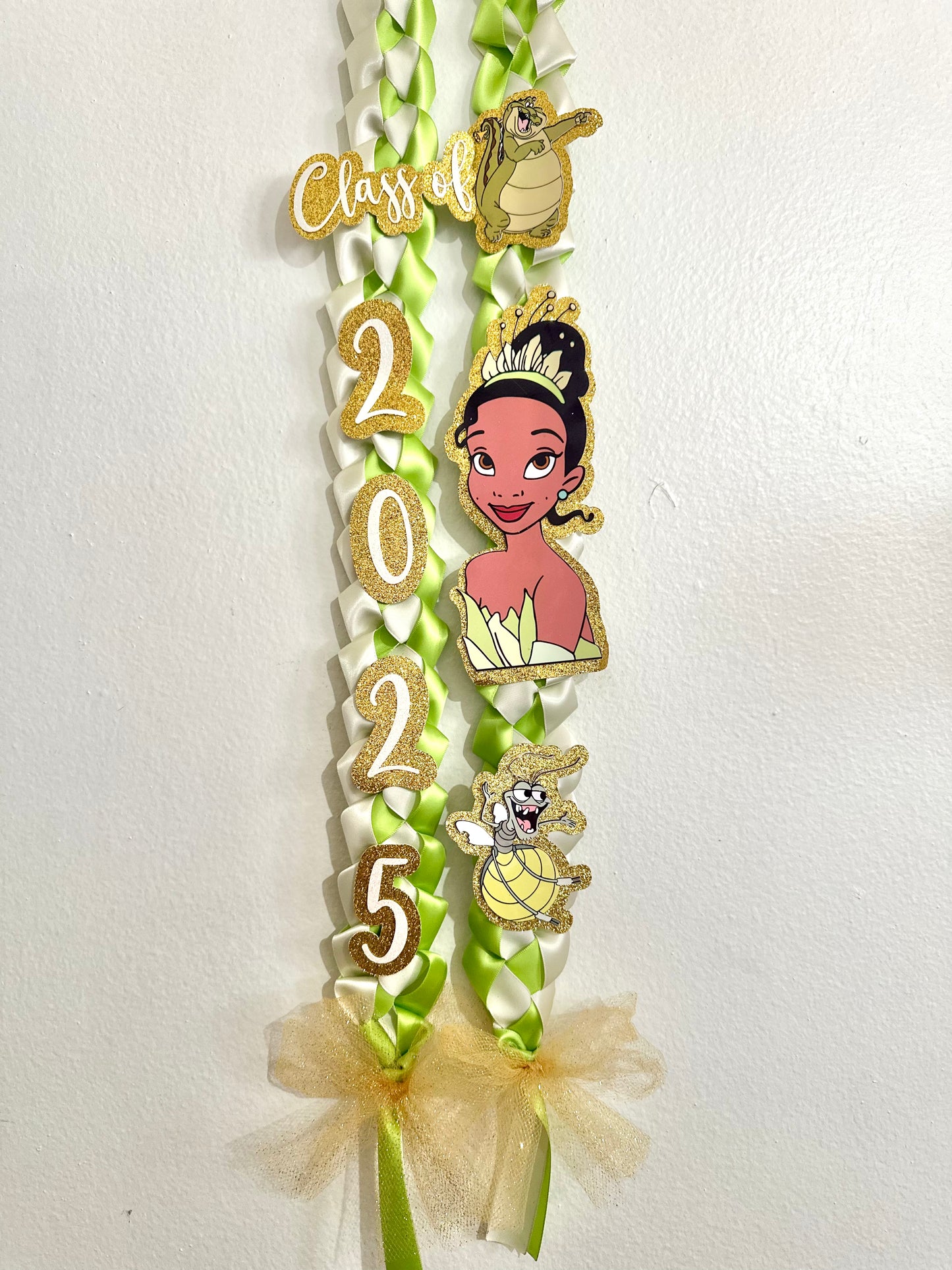 2025 Princess Tiana / Princess and the Frog Graduation Lei