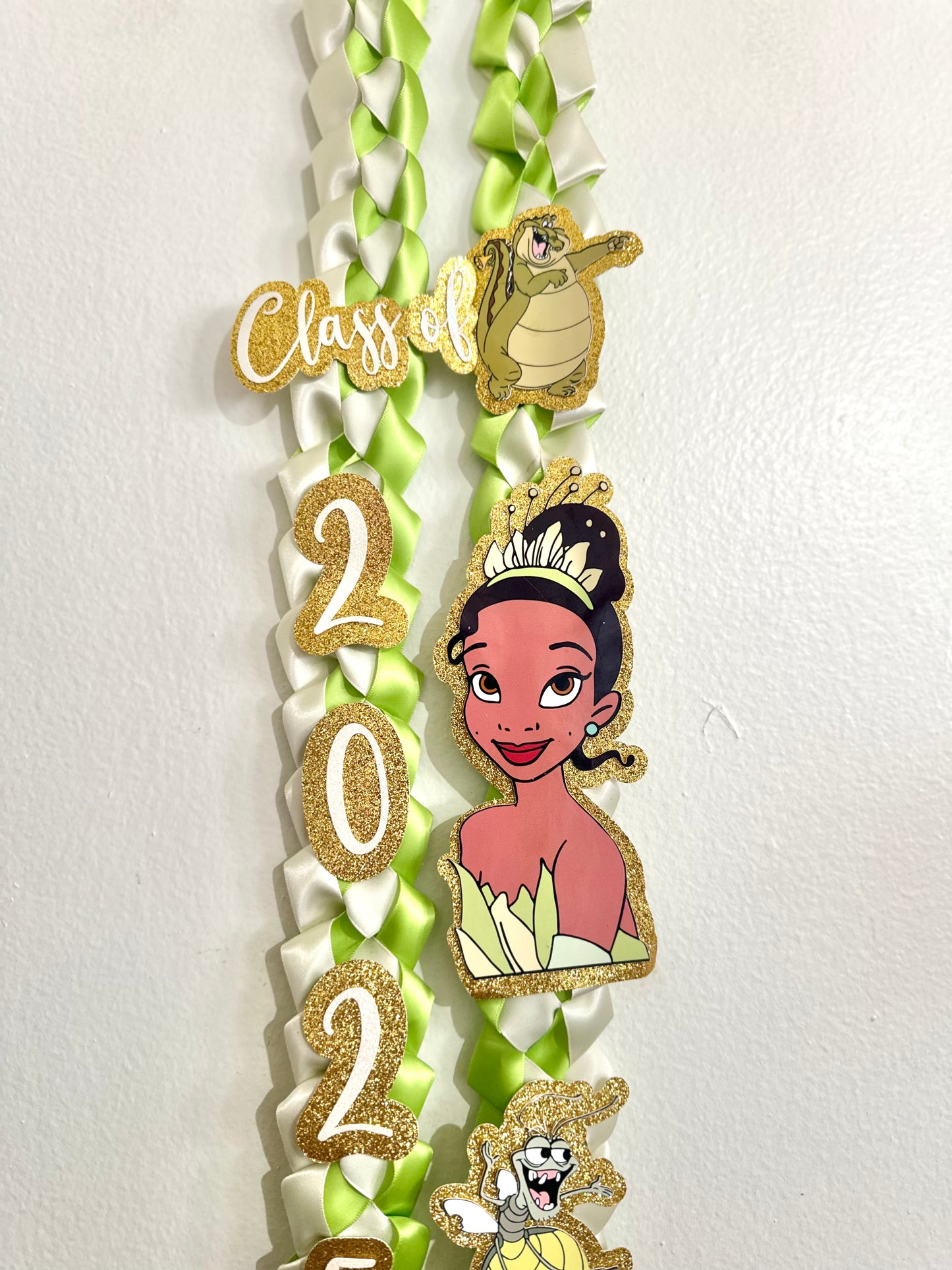 2025 Princess Tiana / Princess and the Frog Graduation Lei