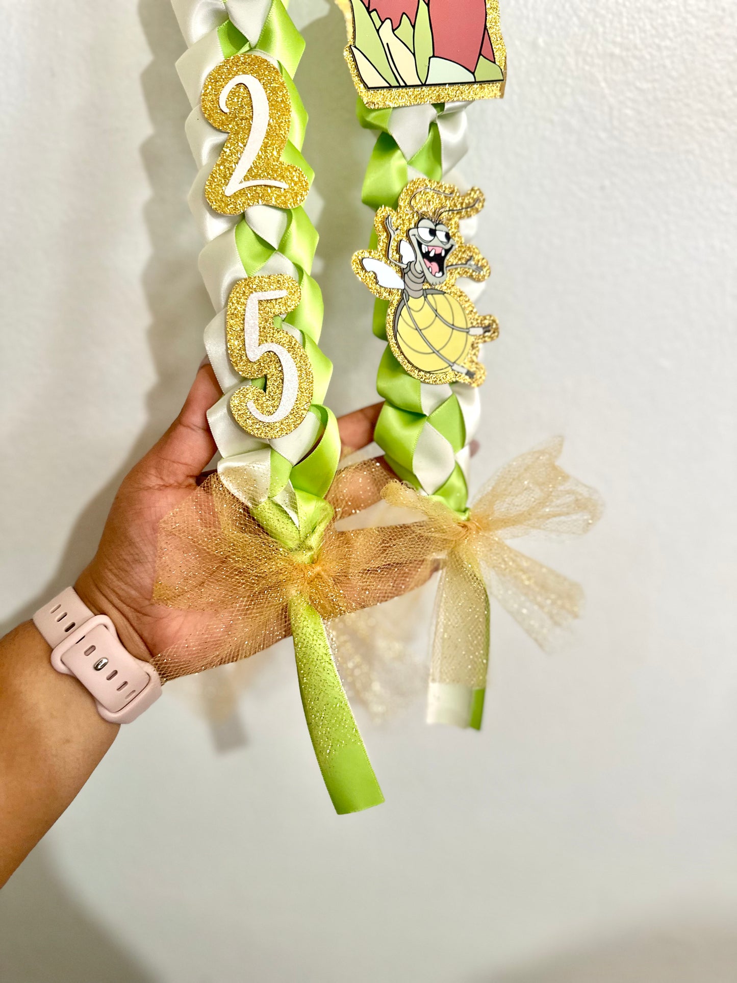 2025 Princess Tiana / Princess and the Frog Graduation Lei