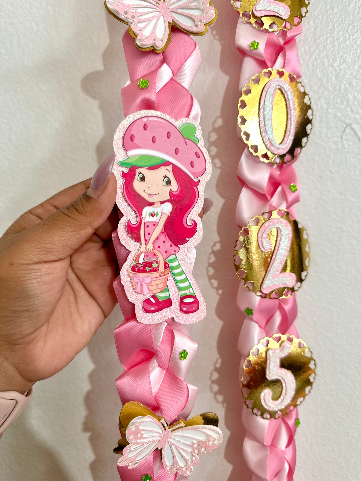 2025 Strawberry Shortcake Graduation Lei
