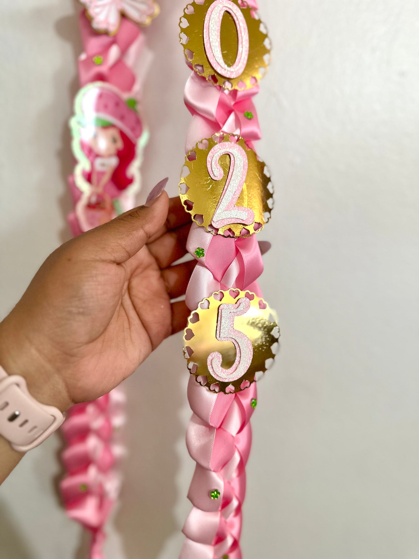 2025 Strawberry Shortcake Graduation Lei