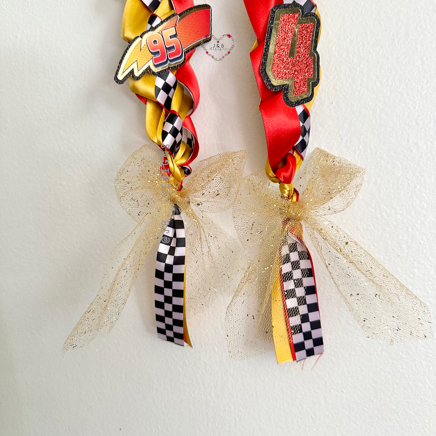 Lightning McQueen Graduation Lei 2025