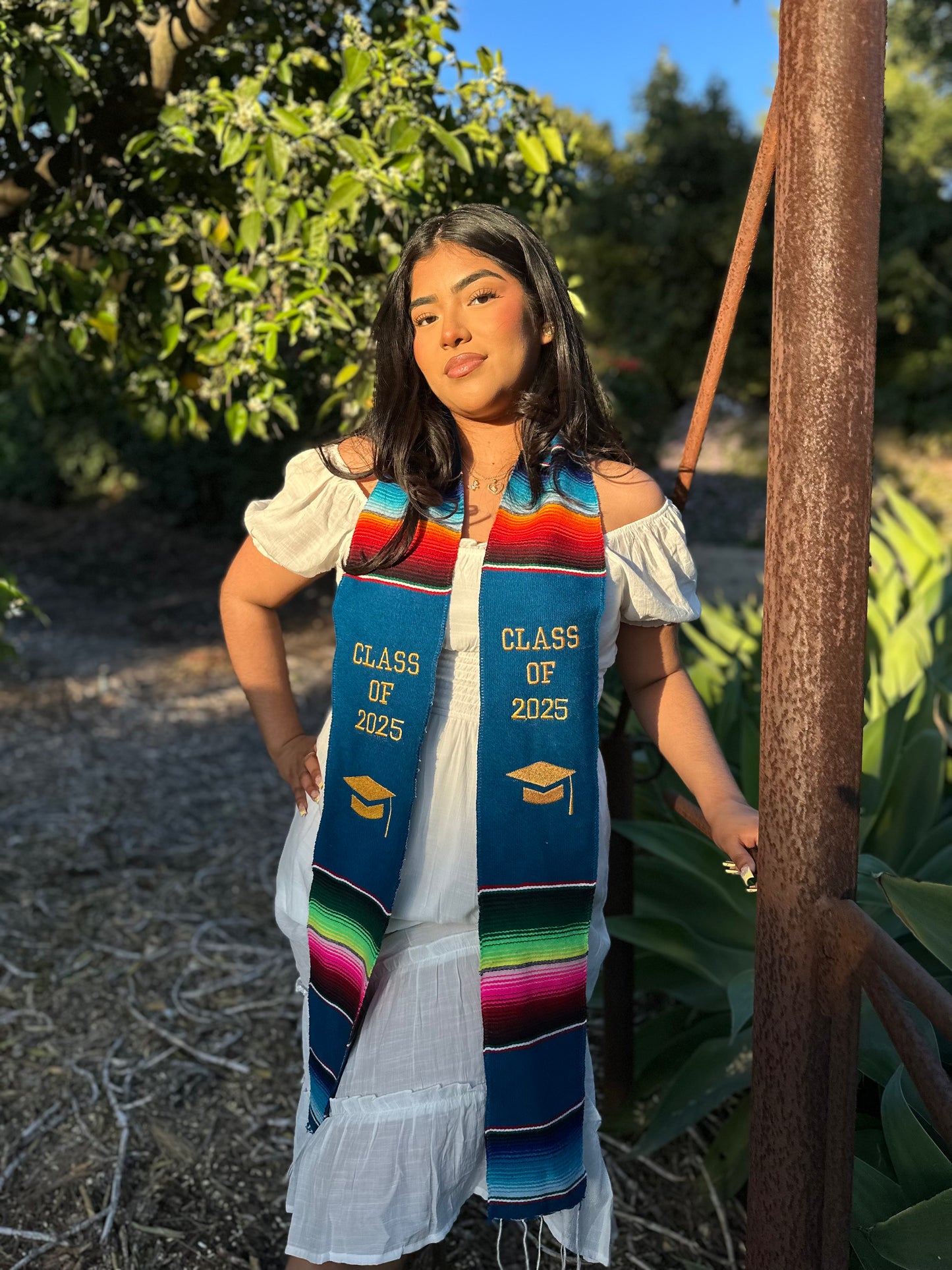 Navy Blue Class of 2025 Sarape Stoles