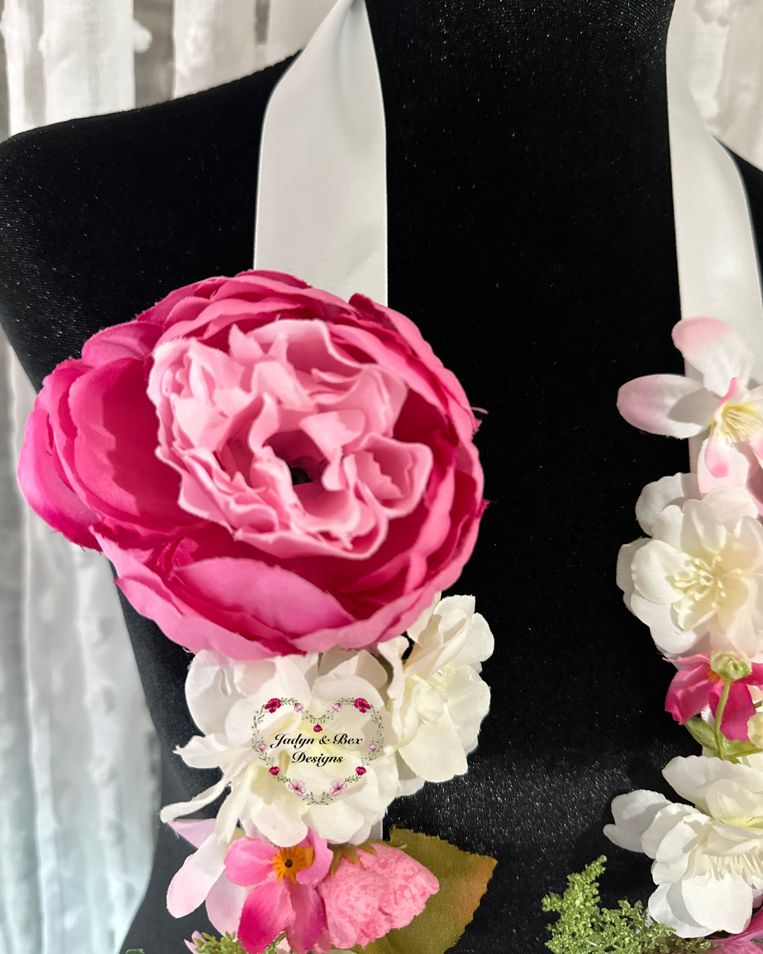 Floral Graduation Lei - Class of 2026- Pink and Blush Floral Designs