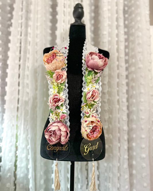 Elegant Floral Graduation Lei Class of 2026