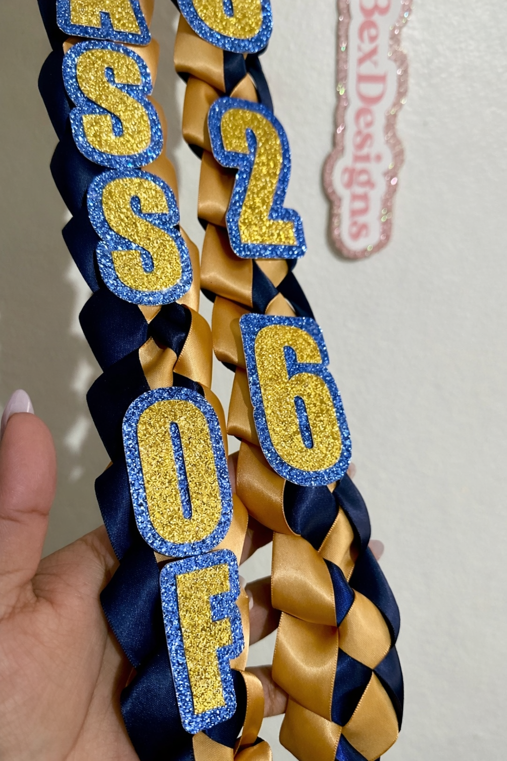 Sonora High School Dark Blue and Gold Graduation Lei 2026
