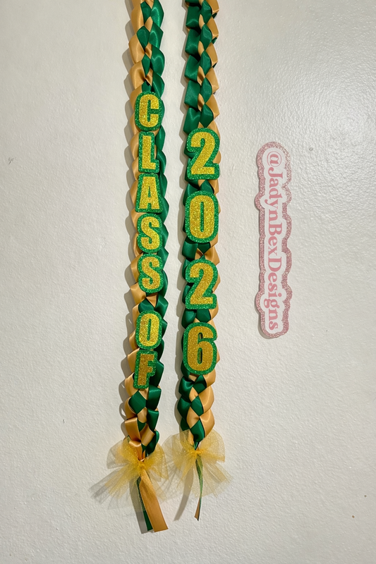 Cal Poly Green and Gold Graduation Lei 2026