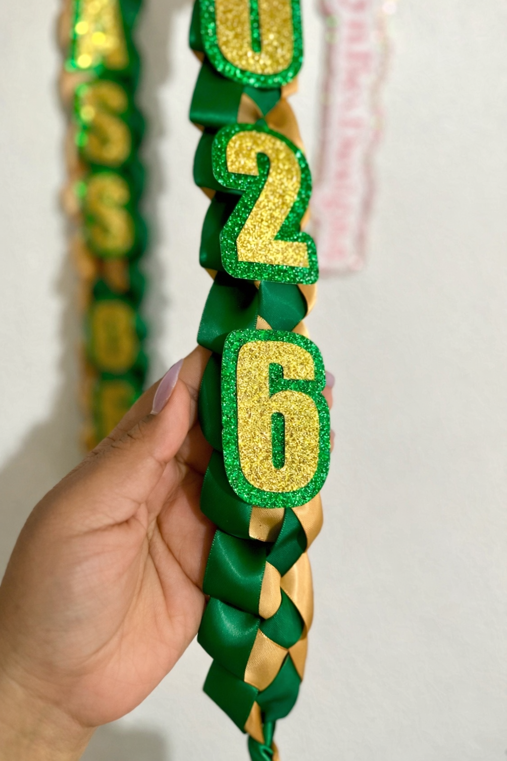 Cal Poly Green and Gold Graduation Lei 2026