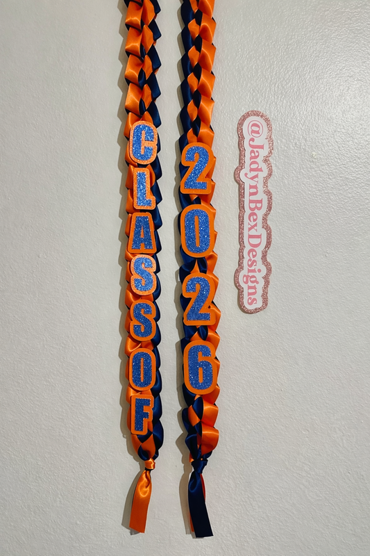 Cal State Fullerton Orange and Blue Graduation 2026 Lei