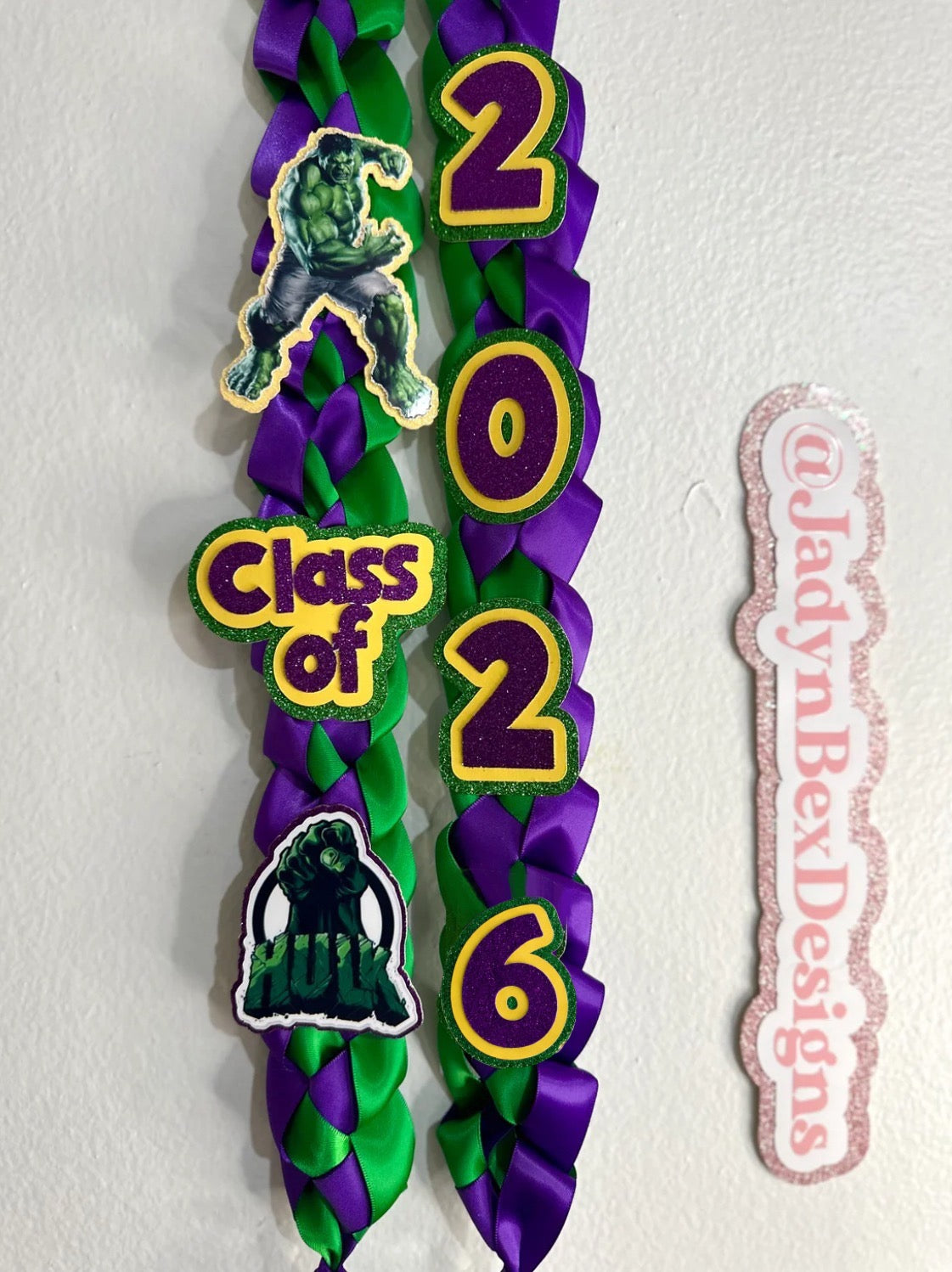The Hulk/Marvel 2026 Graduation Lei