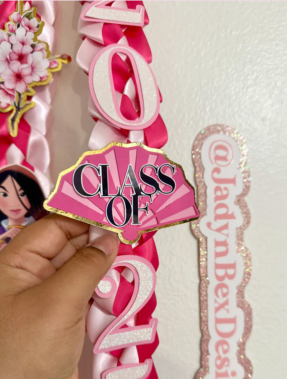 Mulan Princess 2026 Graduation Lei