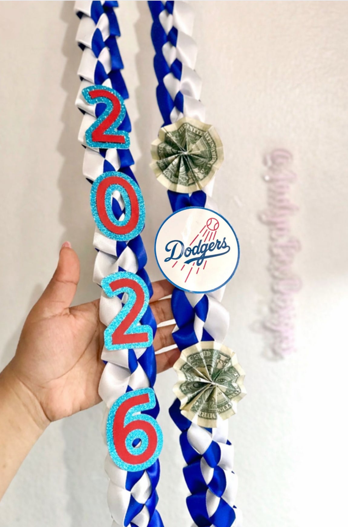 Class of 2026 Dodgers Graduation Lei