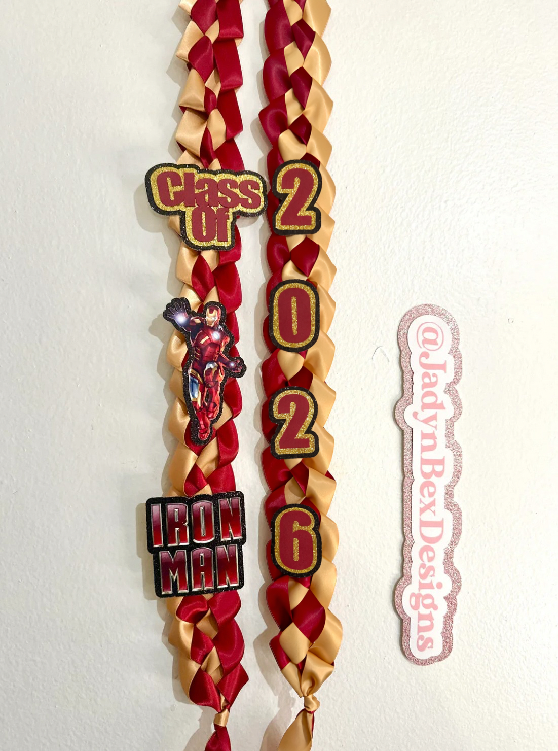 Iron-Man Marvel 2026 Graduation Lei