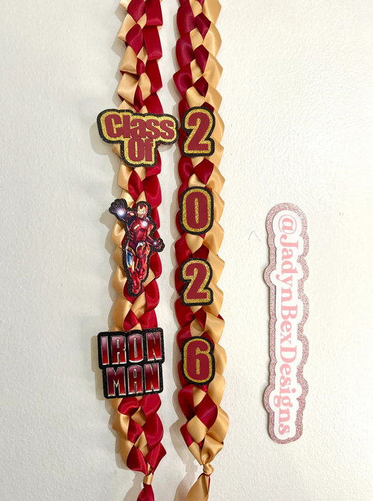 Iron-Man Marvel 2026 Graduation Lei