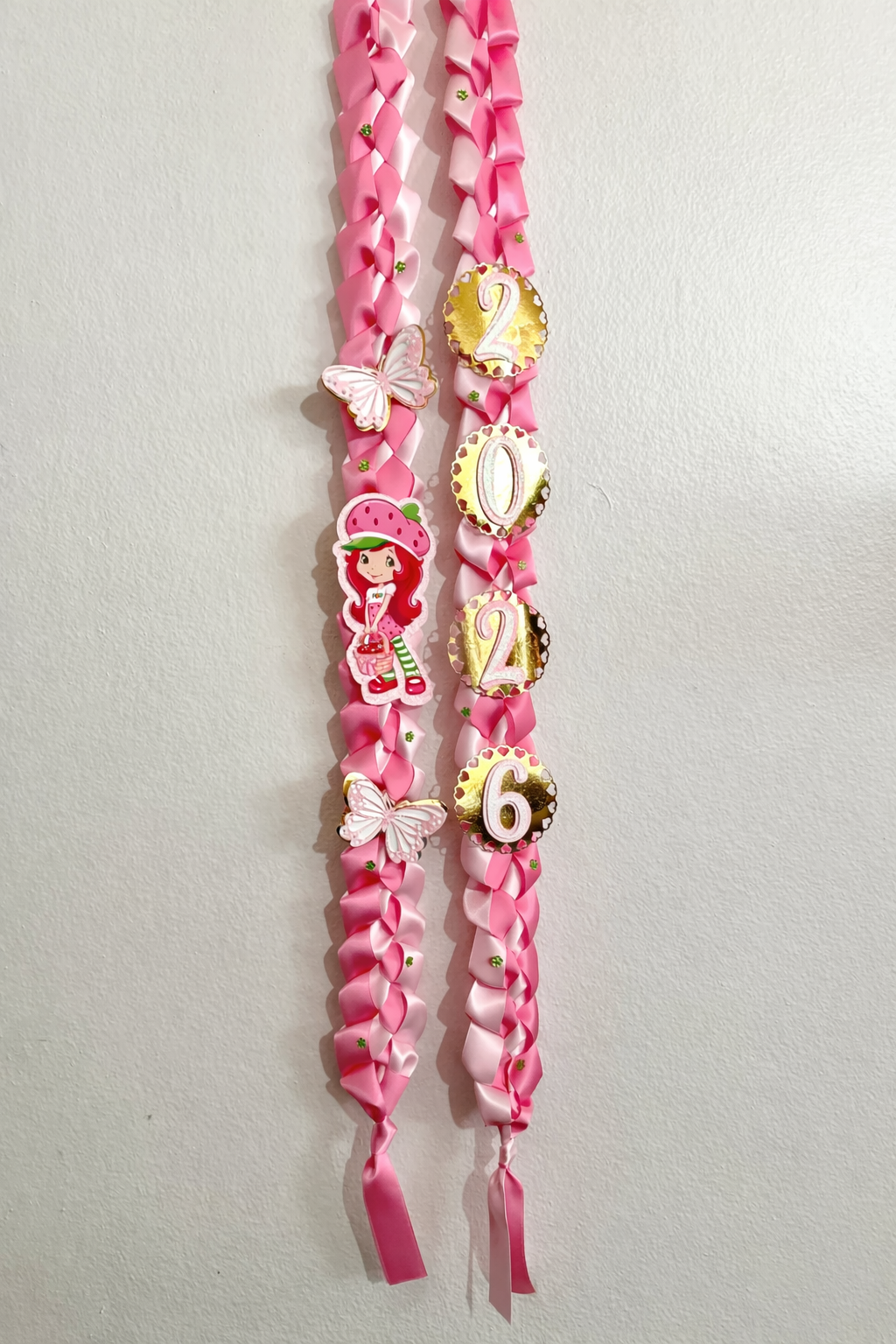 2026 Strawberry Shortcake Graduation Lei