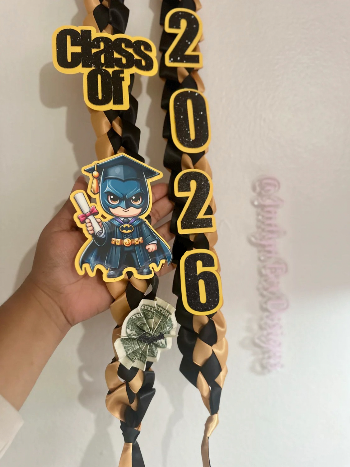Batman Class of 2026 Graduation Lei