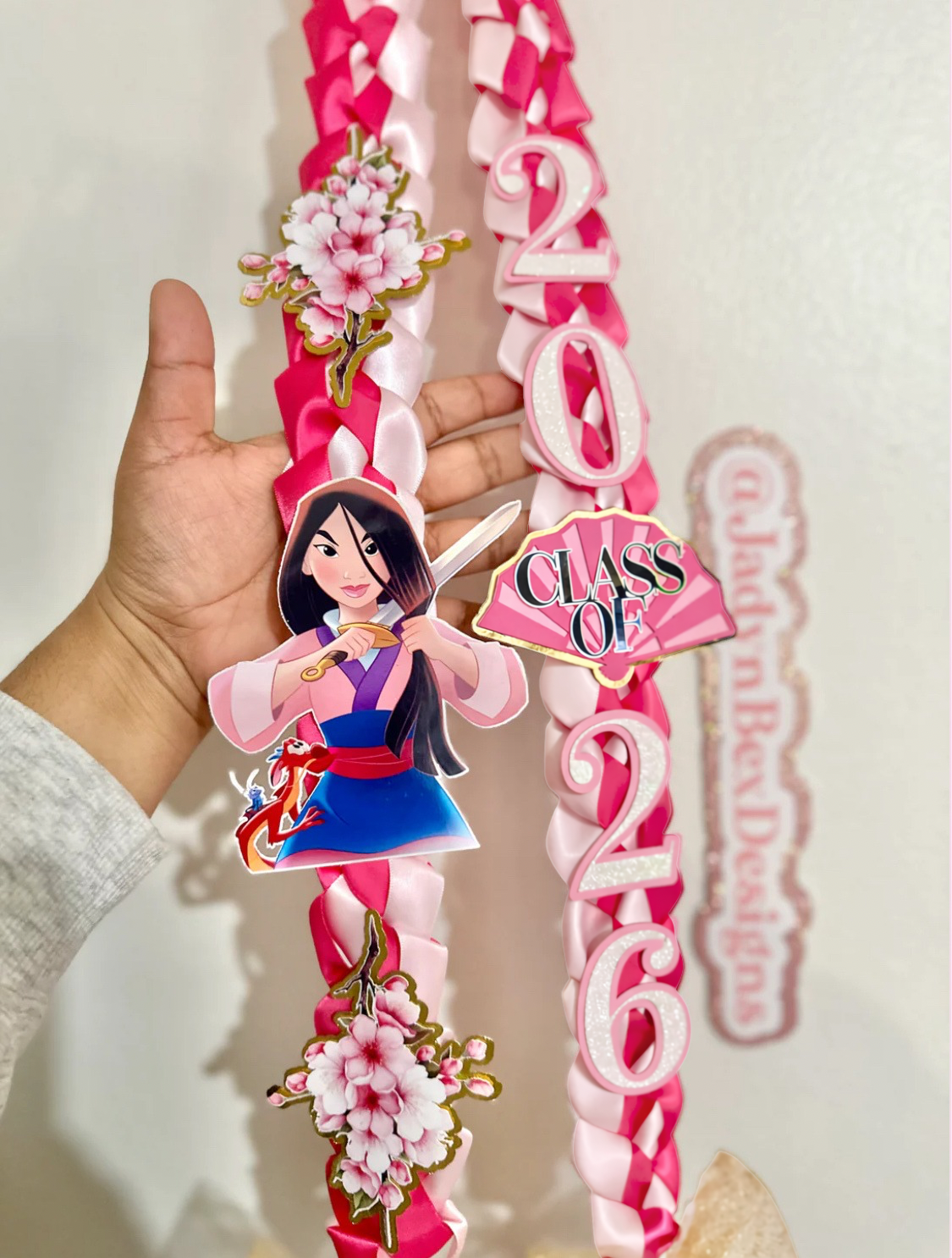 Mulan Princess 2026 Graduation Lei