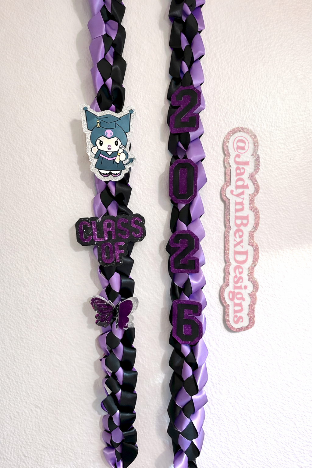 Kurami Class of 2026 Purple Graduation Lei