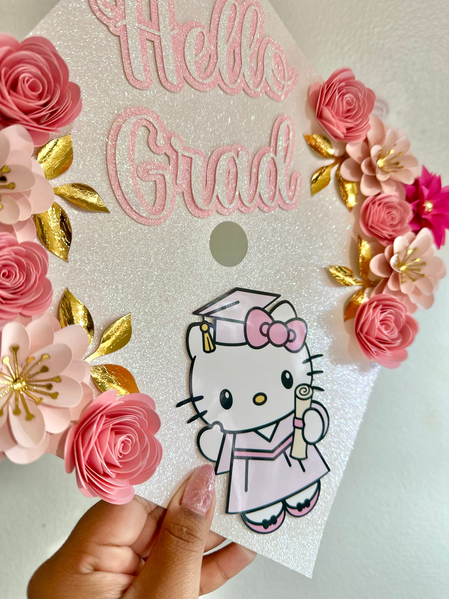 Hello Kitty Graduation Cap Topper