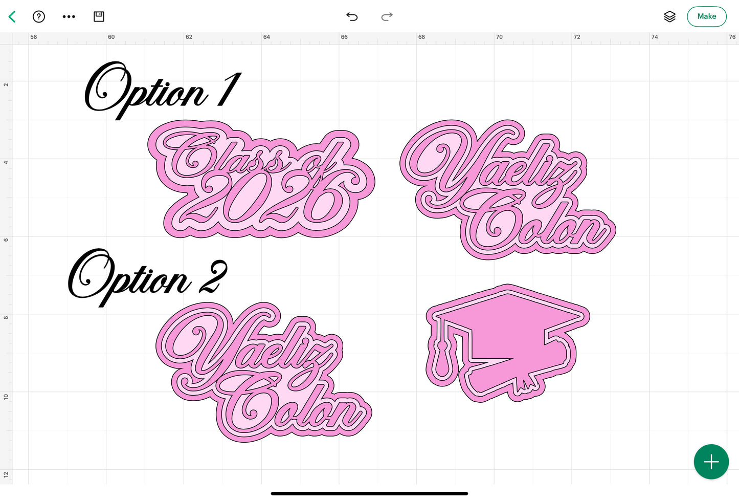 Floral Graduation Lei - Class of 2026- Blue and White-Personalized