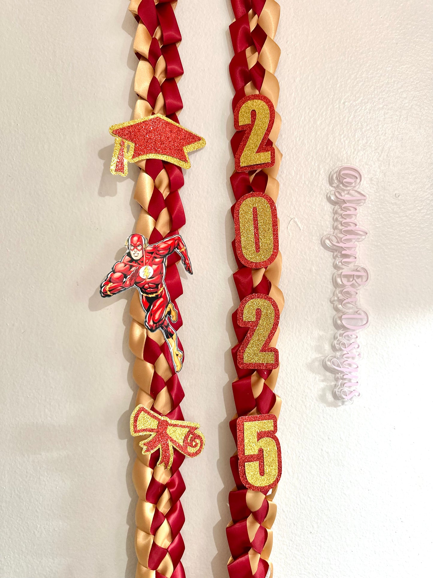 The Flash Graduation Lei
