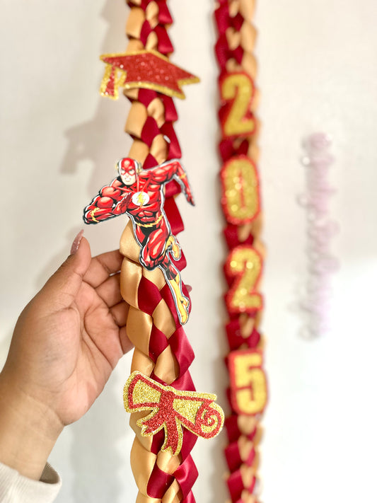 The Flash Graduation Lei