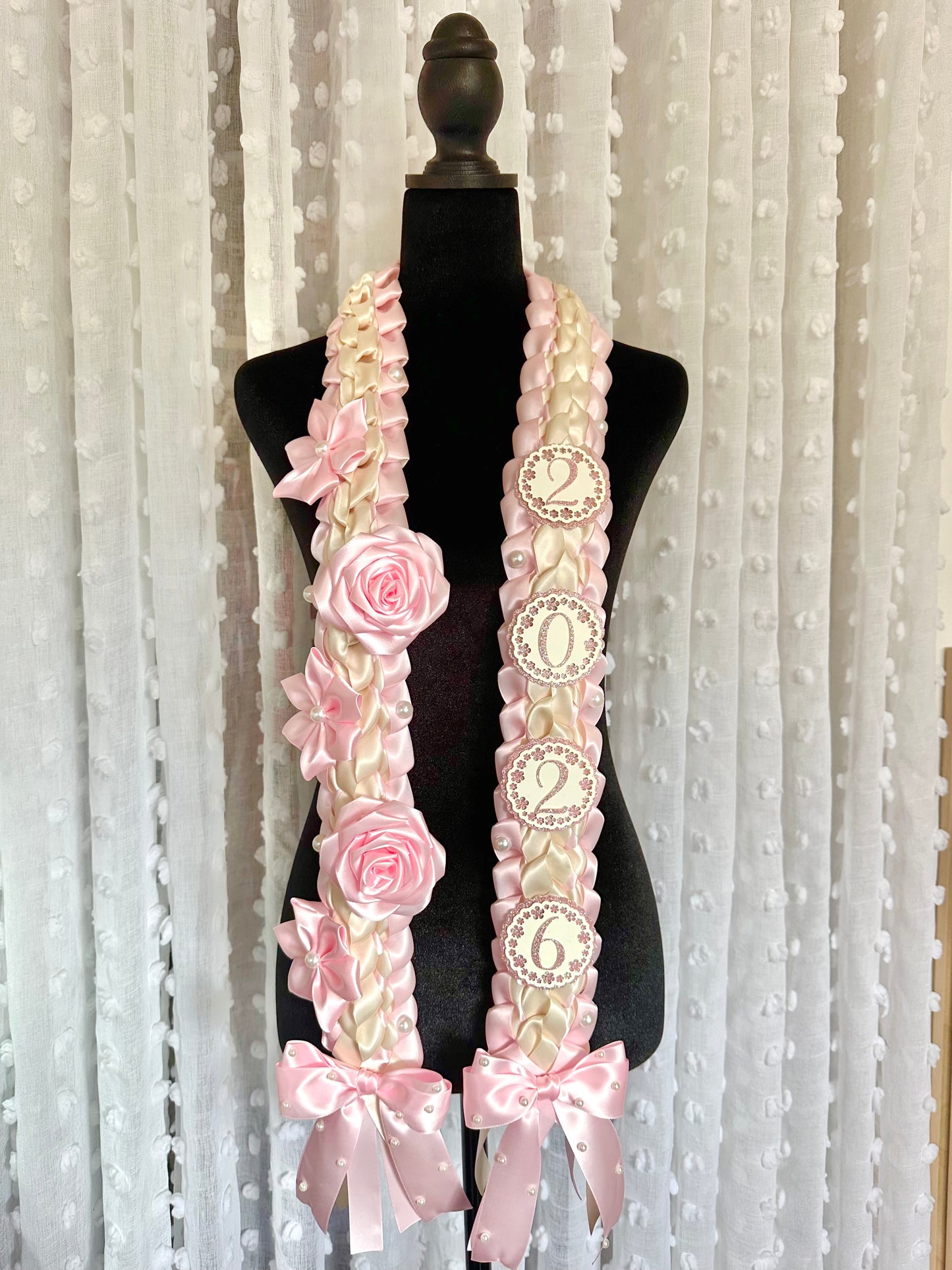 2026 Spring Coquette Graduation Lei